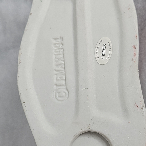 Lemax Dickensvale porcelain Photo with Santa Figurine 1994 vintage collectible - Picture 9 of 9